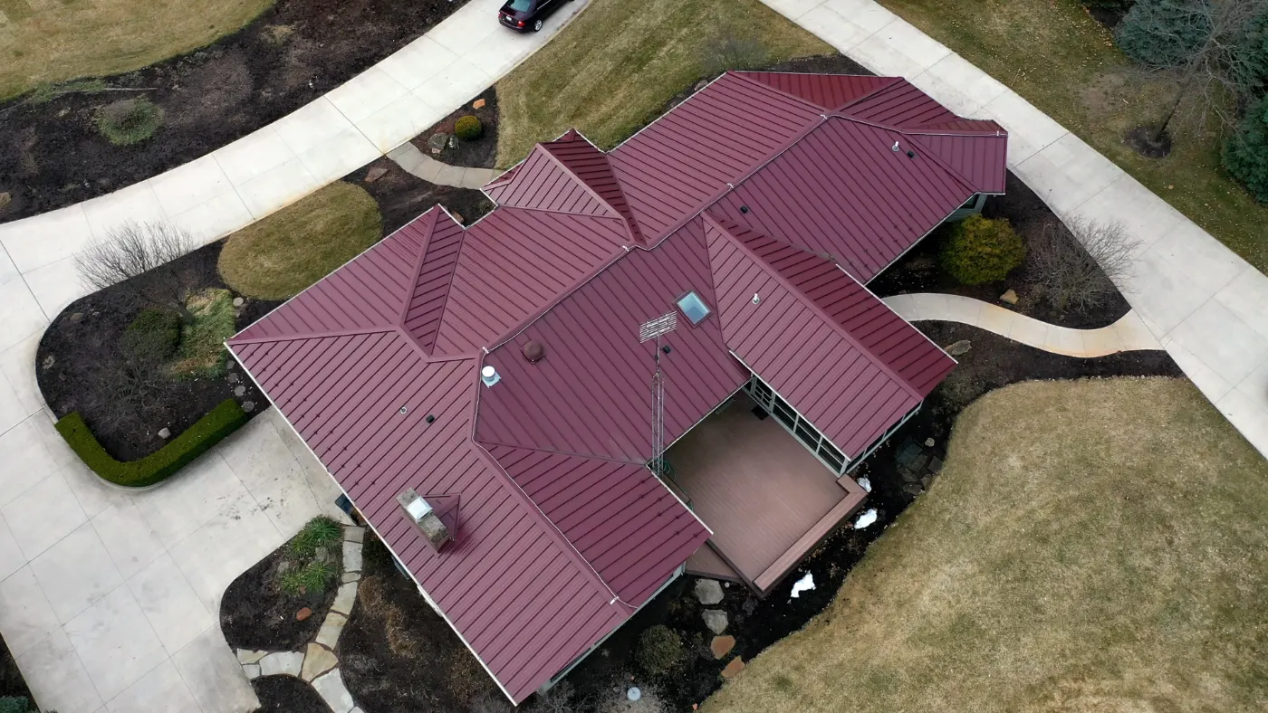 Tarping and dry-in on a Sweet Briar commercial roof